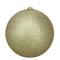10" Gold Holographic Glitter Shatterproof Christmas Ball Ornament